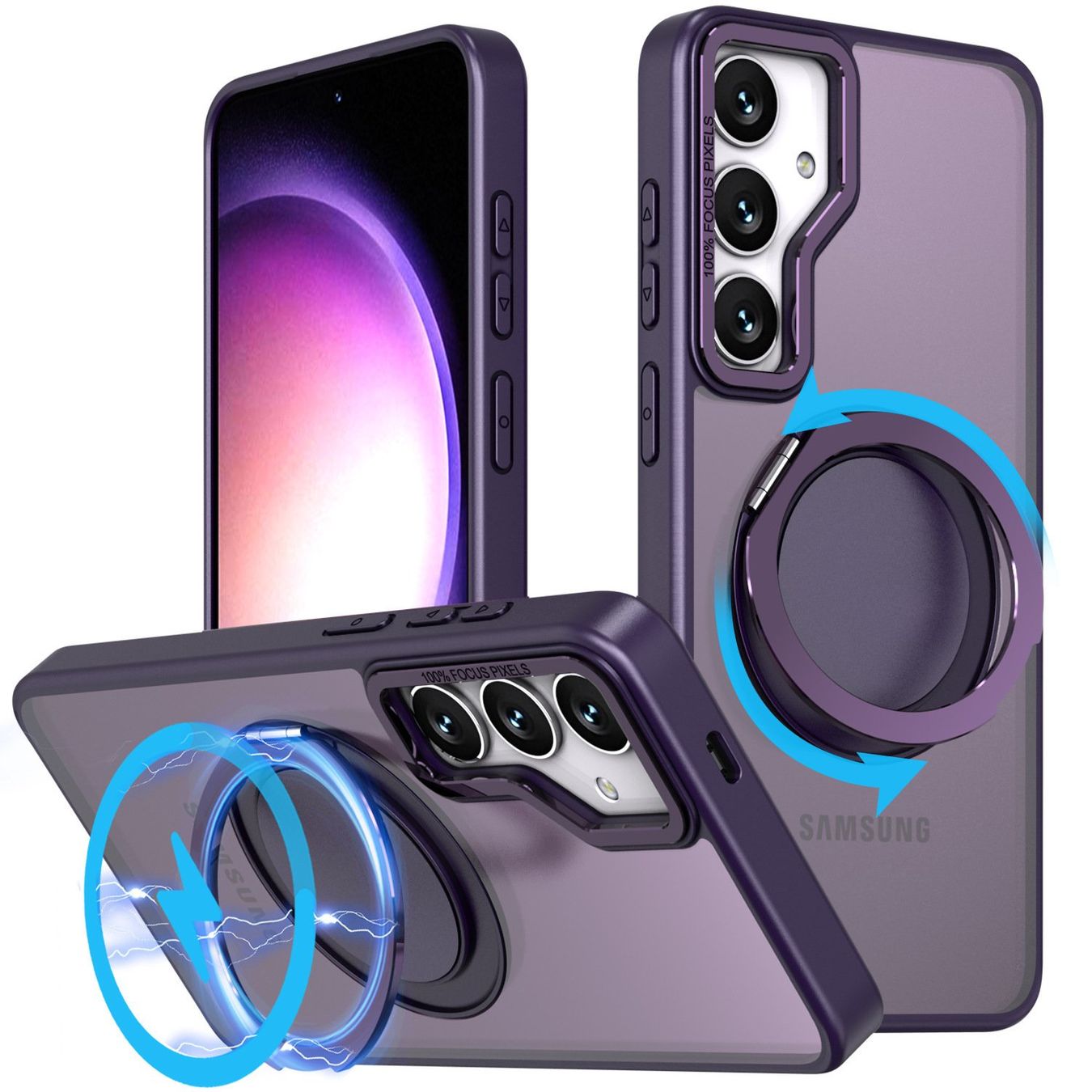Cover & Protezioni schermo: Galaxy S24 ultra - Coque Magnétique support magsafe Violet – Nuovo e nell'imballaggio originale da Morges venduto da DigiAC