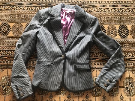 Y2K Gothic Tally Weijl Blazer Gr. XS gestreift