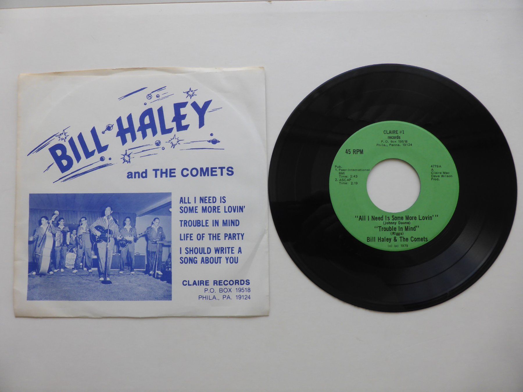 Dischi in vinile: VINYL SINGLE  EP  BILL HALEY and HIS COMETS – Usato da Küssnacht am Rigi venduto da Mondkinder