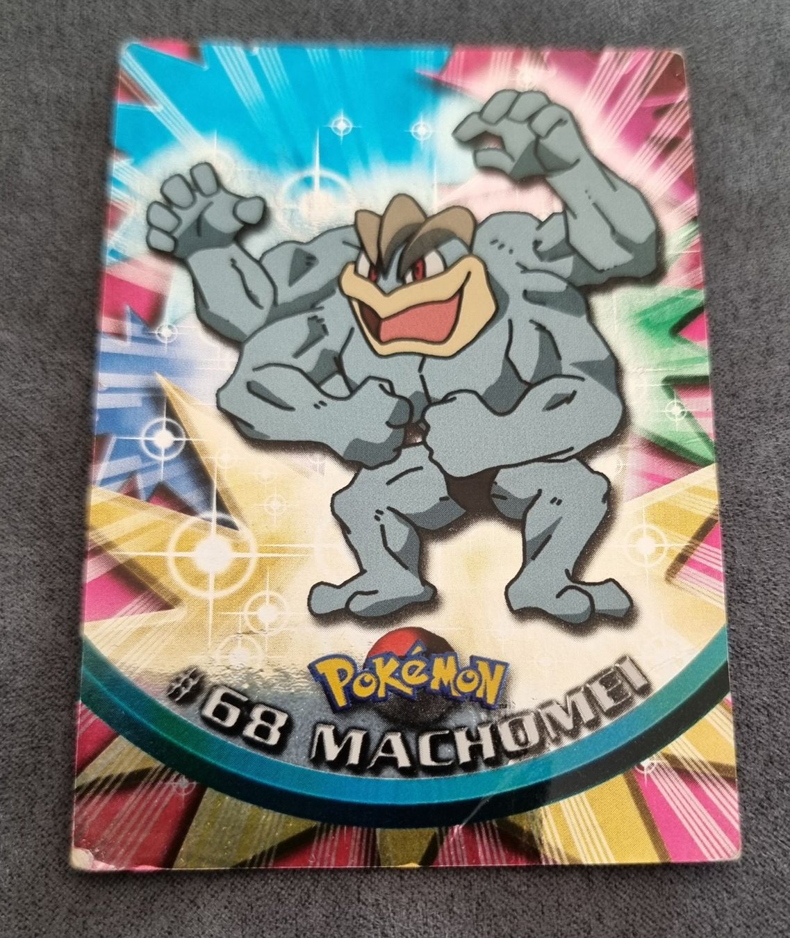 Pokémon Sammelbilder & Trading cards: Pokémon Topps Holo blau #68 Machomei – Gebraucht aus Roggwil BE von S_Cards 2