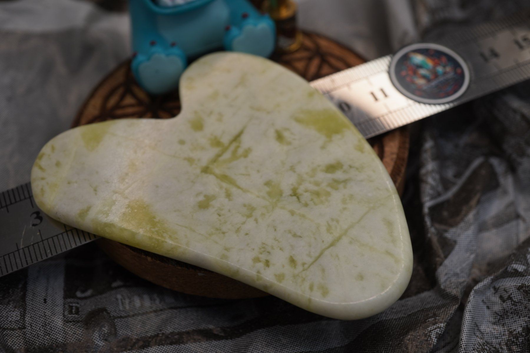 Minéraux & Lithothérapie: Gua Sha Massage-Stein    Jade     ab 1.- – Neuf avec emballage d'origine à Eschenbach SG par topstone 5