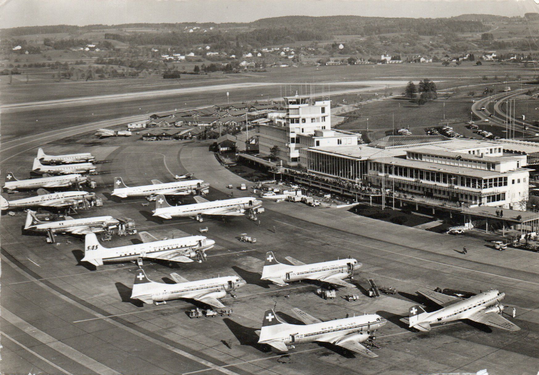 Cartoline postali: Zürich-Airport – Usato da Melano venduto da pisonsdro