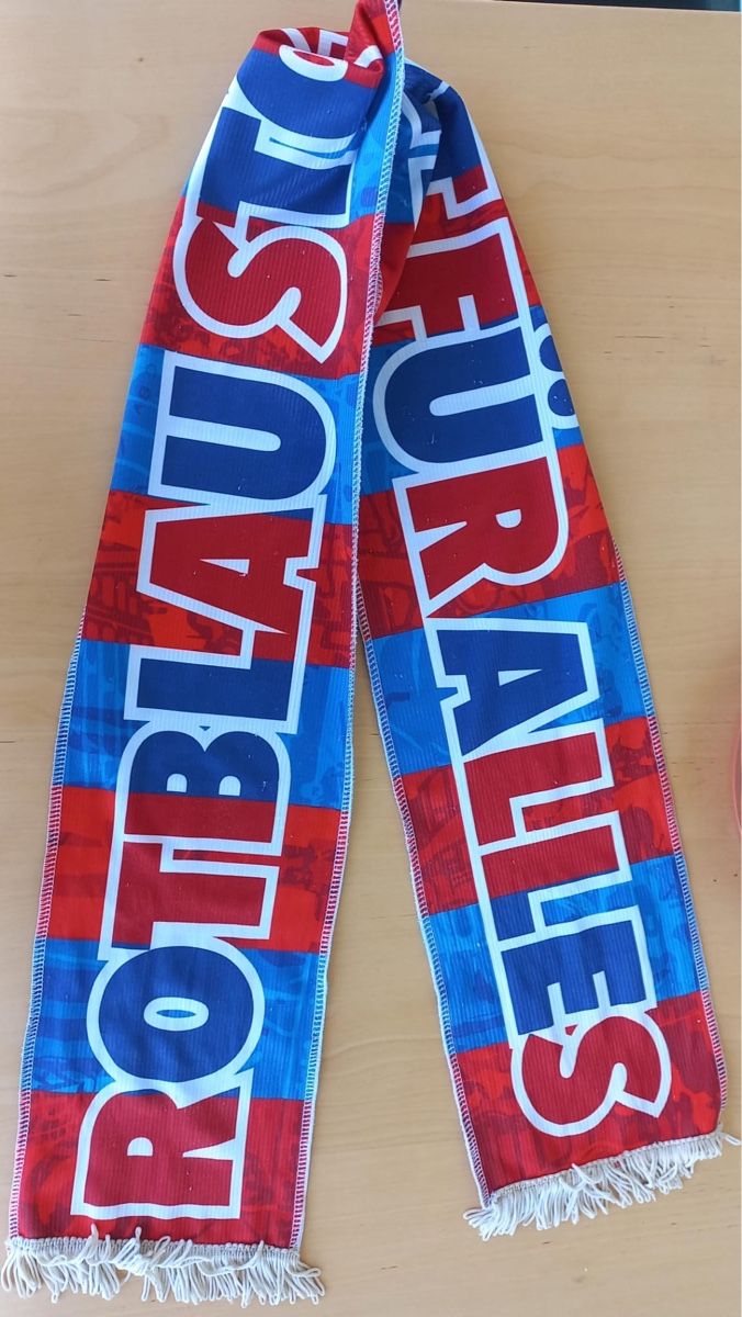 FC Basel Foulard & Sciarpe: FC Basel fan schal – Usato da Kaiseraugst venduto da RJ03 1