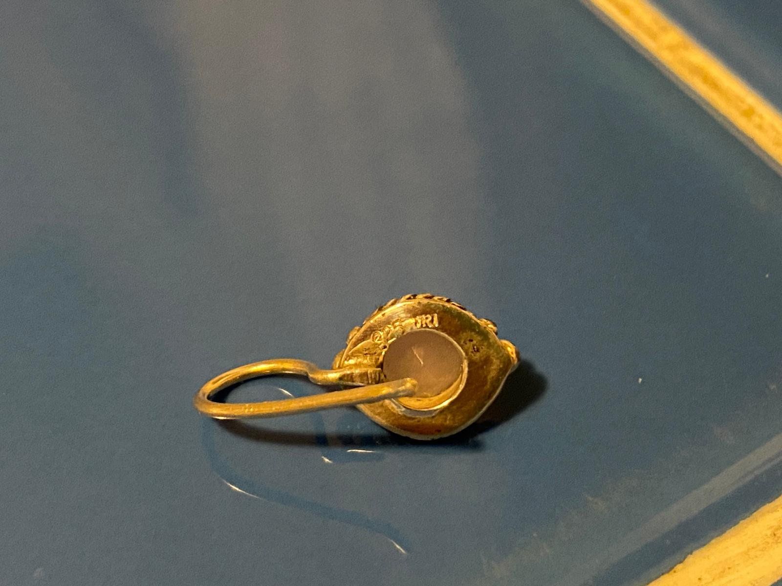 Ohrringe & -stecker: Silberohrhänger 925, mit rasa Stein – Gebraucht aus Liestal von Nizli 7