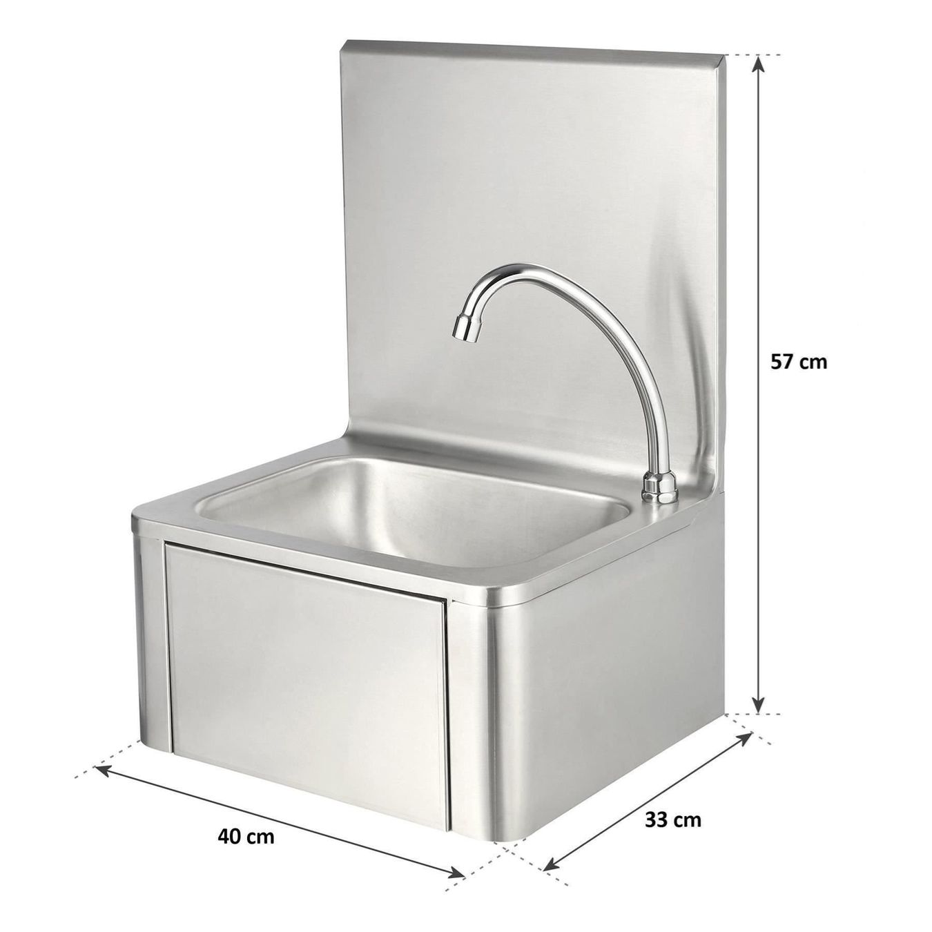 Lavabi & lavandini: Mahlzeit Edelstahl Handwaschbecken – Nuovo e nell'imballaggio originale da Bottighofen venduto da zaap 3