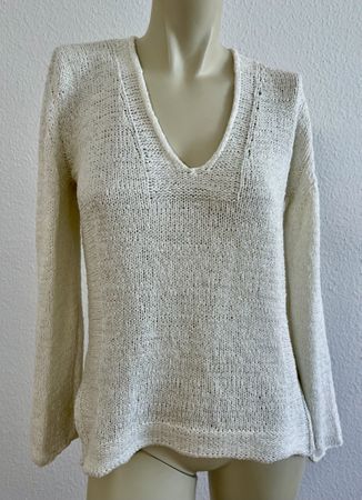 🌞 DiBari Damen Sommer Pullover Leicht & Elegant, Gr. 36🌞