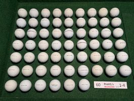 60 gebrauchte Golfbälle Titleist ProV1/x (sehr schön-mässig)