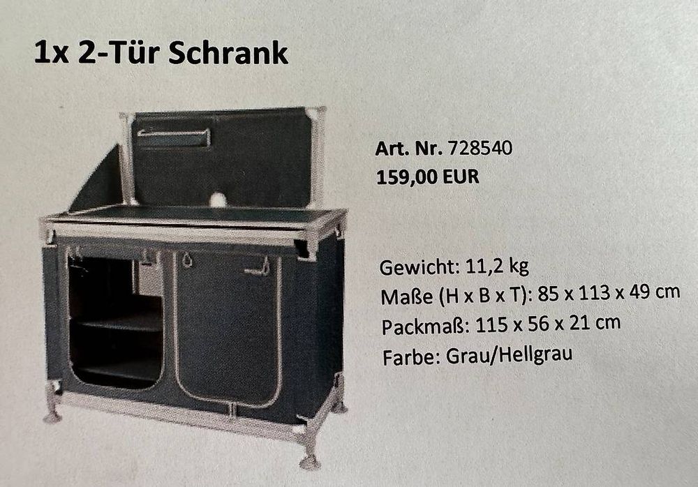 Schränke: Camping Küche oder einfach 1x2 Tür Schrank – Gebraucht aus Birmensdorf ZH von DaWi15