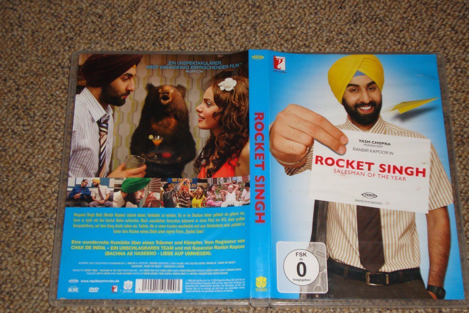 Tutti i DVDs: ROCKET SINGH - Bollywood - YASH CHOPRA – Usato da Bern venduto da carola31