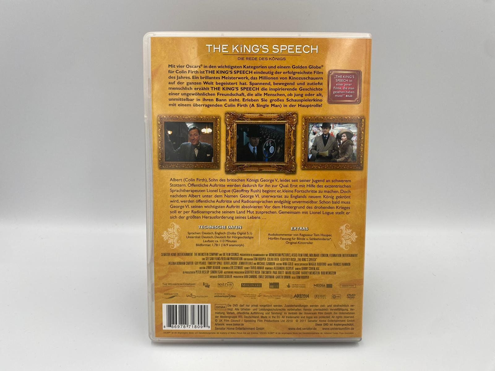 Tutti i DVDs: THE KING'S SPEECH - Versand A-Post nur CHF 2.50! – Usato da Siblingen venduto da the_92m7 1