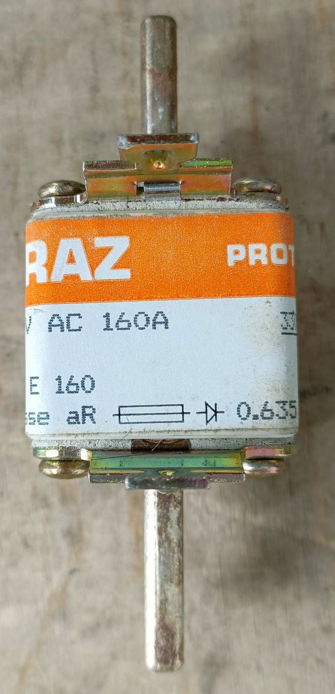 Componenti elettronici: NH Sicherungspatrone BRAZ 160A/500V AC – Nuovo (secondo la descrizione) da Spiez venduto da ricot90 1