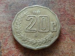 MEXIQUE   20  Centavos  1997  Amérique-Sud