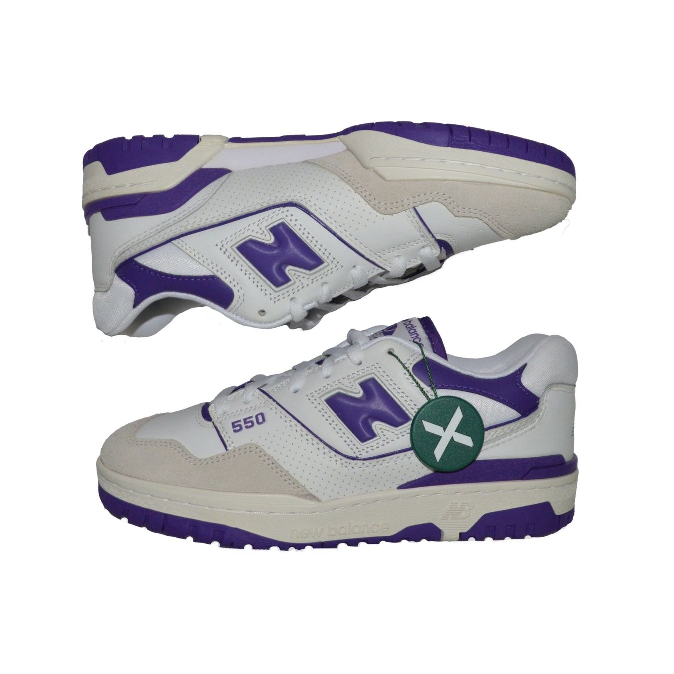 New Balance Scarpe da uomo: New Balance 550 White Purple – Nuovo (secondo la descrizione) da Bäretswil venduto da swiss.thrift.shop