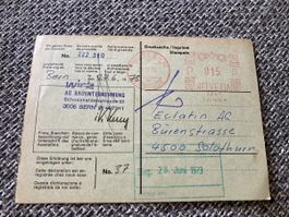 Historisches Dokument: Swiss Declaration 1973 - Solothurn60