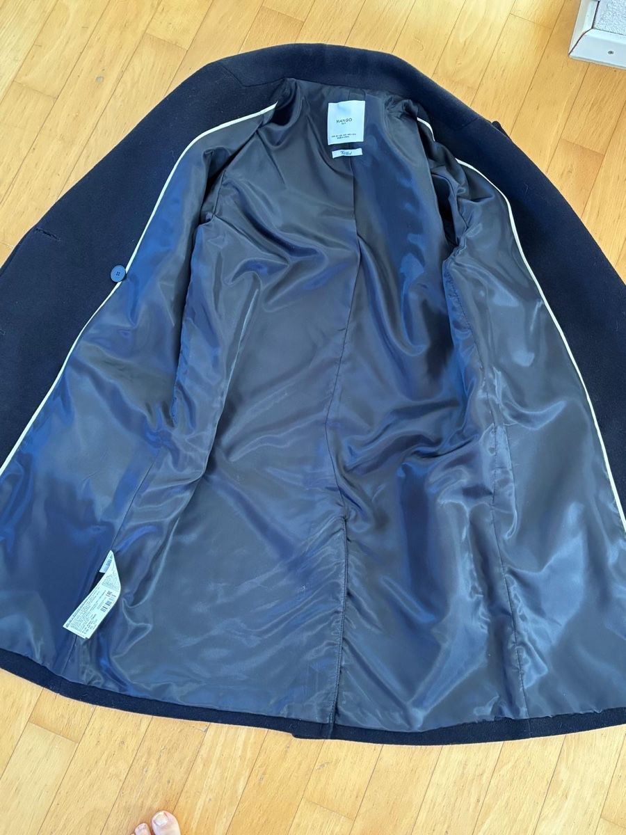 Mango Mäntel: Blauer Mantel mit Wollen von Mango – Neu (gemäss Beschreibung) aus Hedingen von julesli 2