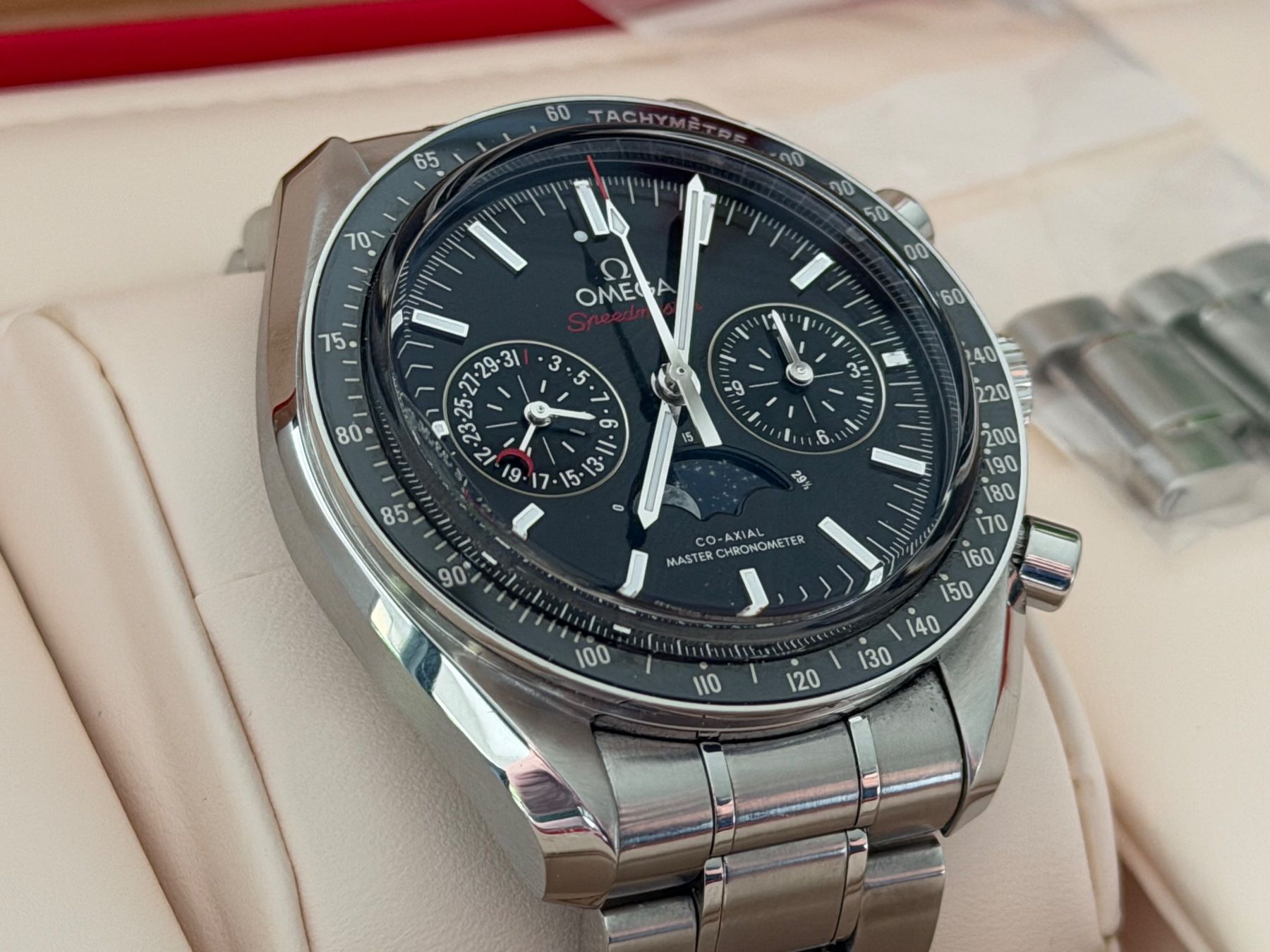Omega Orologi: Omega Speedmaster Moonphase Chronowatch 44mm – Usato da Aarau venduto da trader1000 5