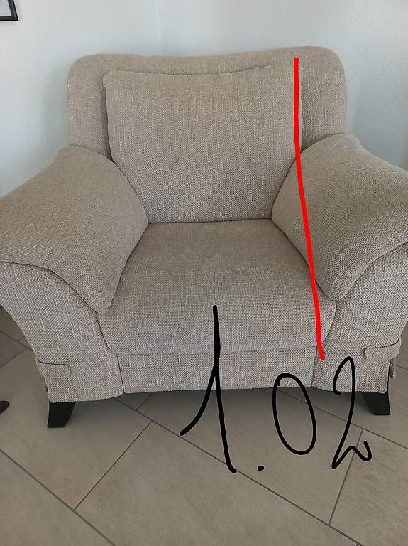 Sessel:  Sessel Natuzzi mit Puff – Gebraucht aus Niederhasli von log_5ffv 3