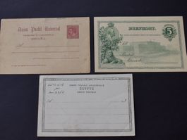 Drei alte ungebrauchte Postkarten vor 1900   B1509D