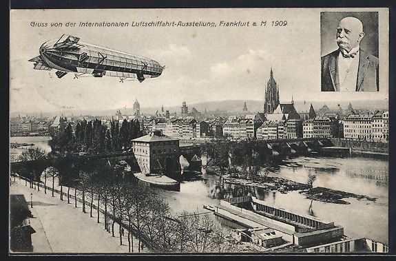 Cartoline postali: Frankfurt a. M., Internationale Luftschi – Usato da Berlin venduto da bartko-reher