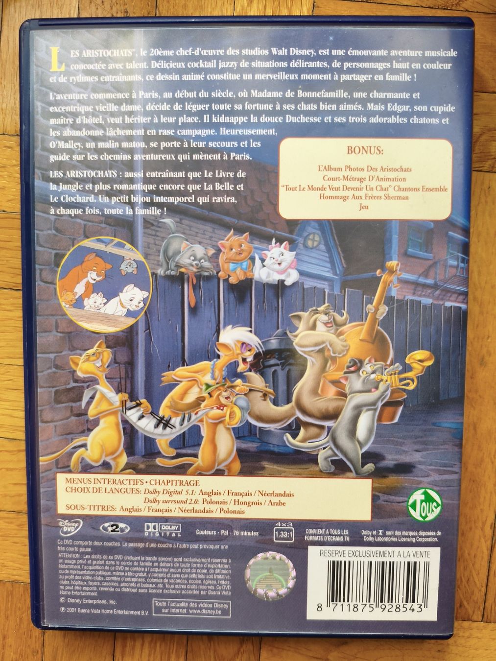 Alle DVDs: Les Aristochats – Gebraucht aus Renens VD von kollar7 1