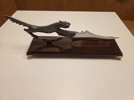 Haller Fantasy Drachen-Dolch mit Holzsockel