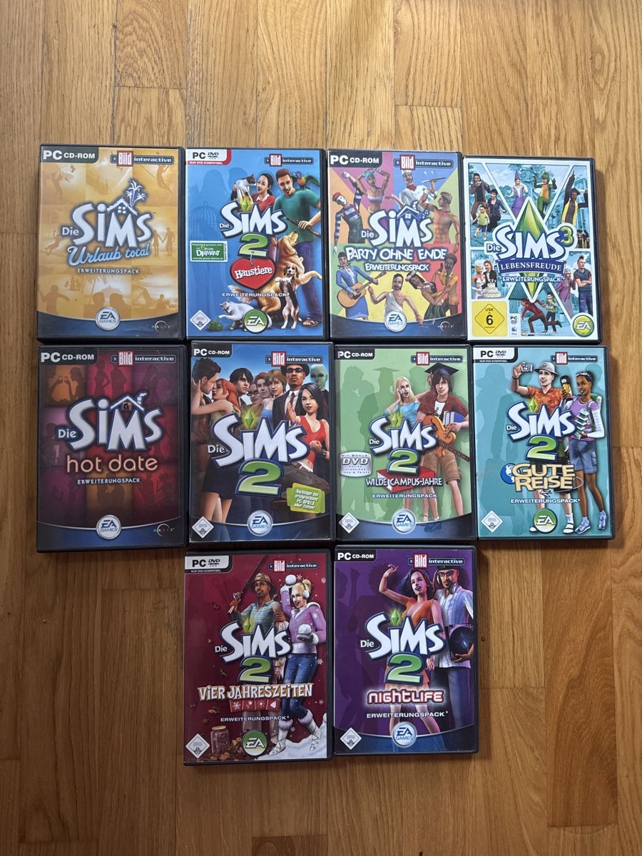 Giochi: Die Sims 1,2+3 grosse Sammlung PC – Usato da Wittenbach venduto da ulr_6qw5