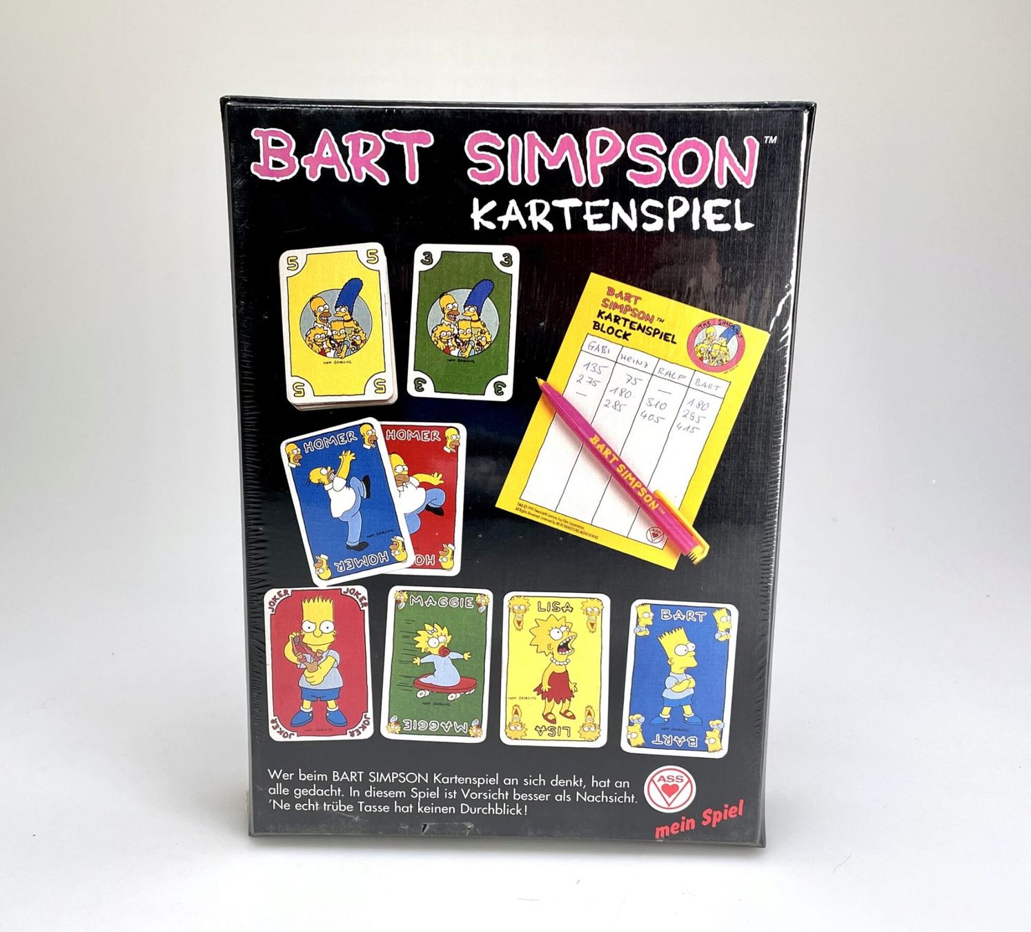 Giochi: The Simpsons - Bart Simpson - Kartenspiel – Nuovo e nell'imballaggio originale da Spiez venduto da Mlandcruiser 1