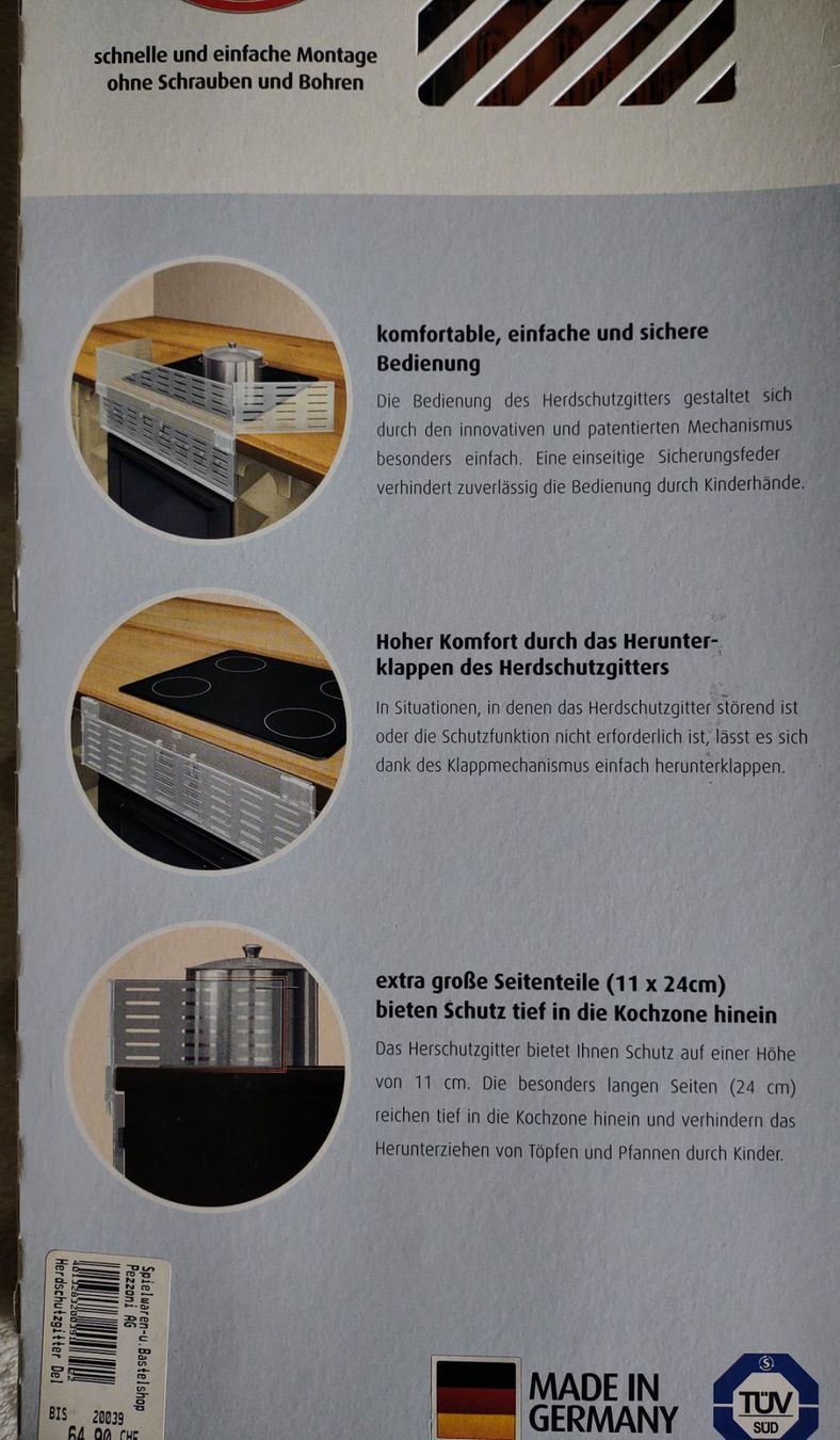 Altro: Reer Herdschutzgitter Deluxe – Nuovo e nell'imballaggio originale da Montlingen venduto da Nikita-Sidney 1
