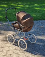 Hesba Kinderwagen Retro braun mit Babywanne
