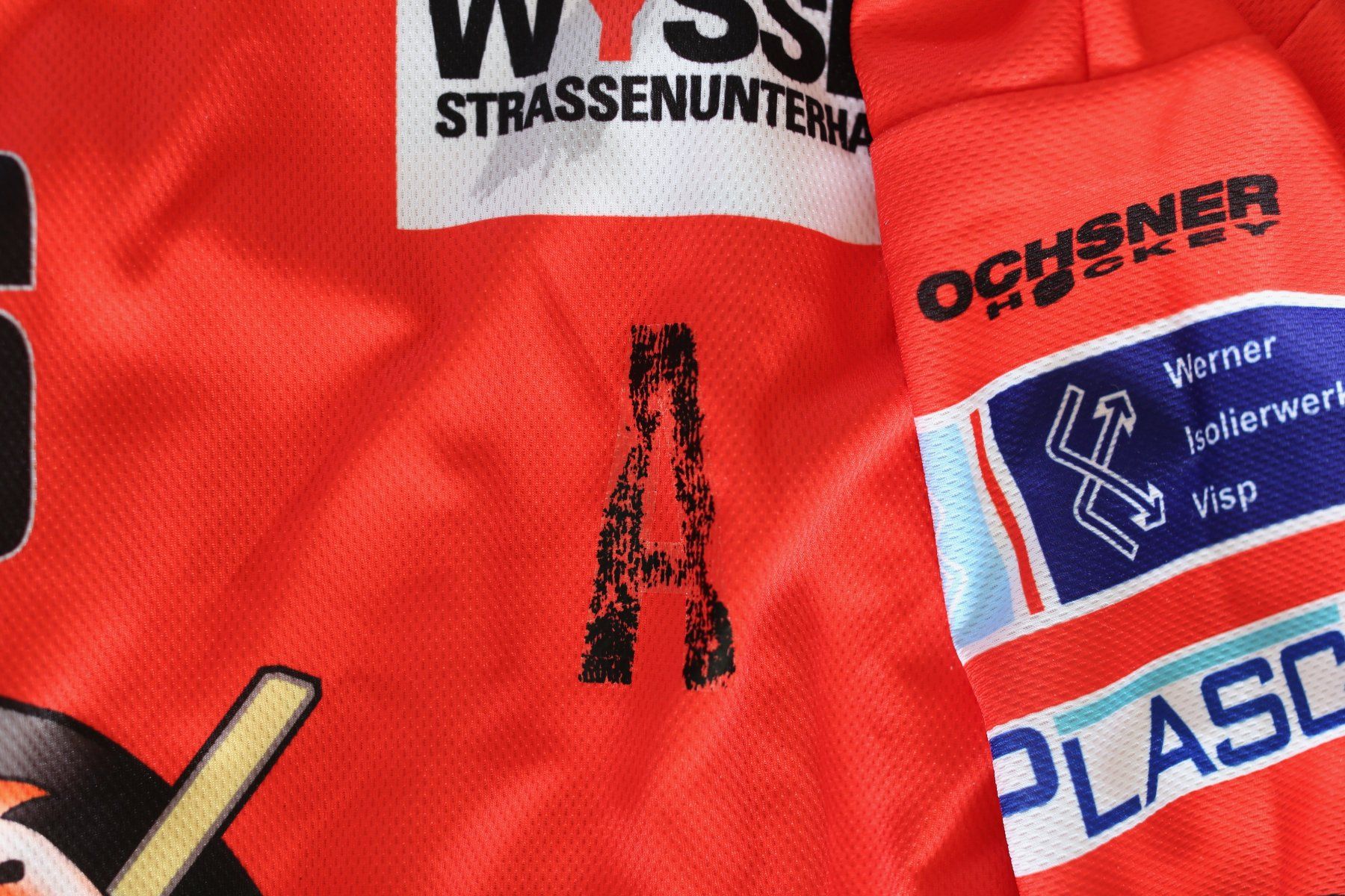 Canottiere & Pantaloni: Trikot, Eishockey, EHC Visp, Anthamatten Nummer 16 – Usato da Biel/Bienne venduto da 808.3 2