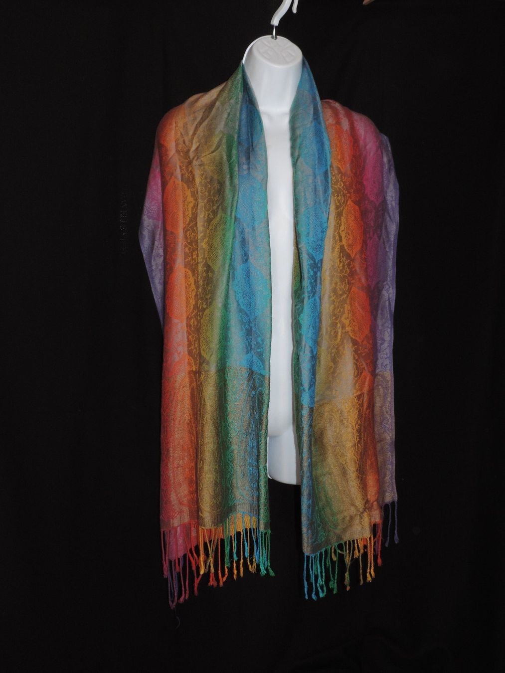Foulard & Sciarpe: pasmina véritable multicolor – Usato da Genève venduto da Axelle333 3