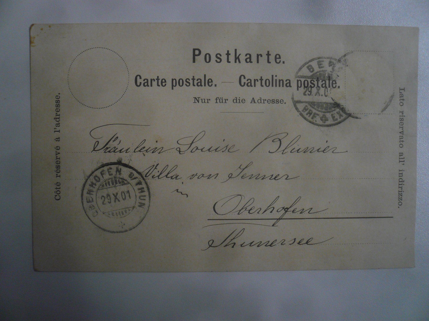 Cartoline postali: farbigeLithoAK  BERN – Usato da Oberhofen am Thunersee venduto da luuping99 1