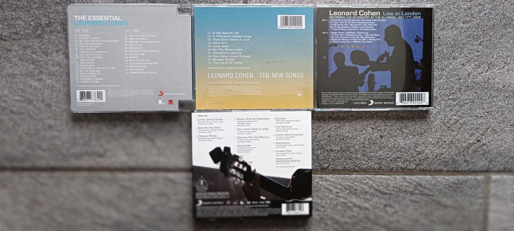 CD: Leonard Cohen 5 CDs Konvolut - – Usato da Tesserete venduto da unicuique-suum 1