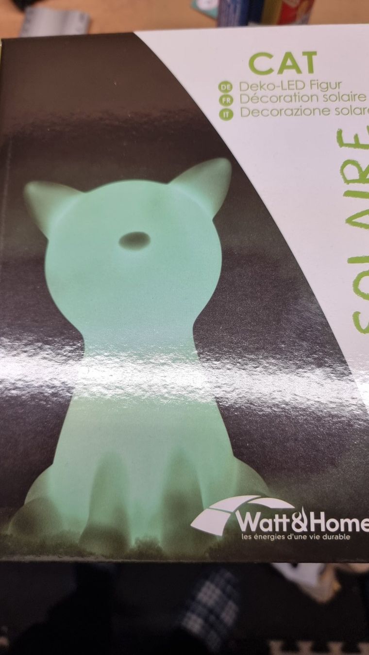 Lampade: Solarlampe Katze multicolor – Nuovo (secondo la descrizione) da Rebstein venduto da James-Dean 3