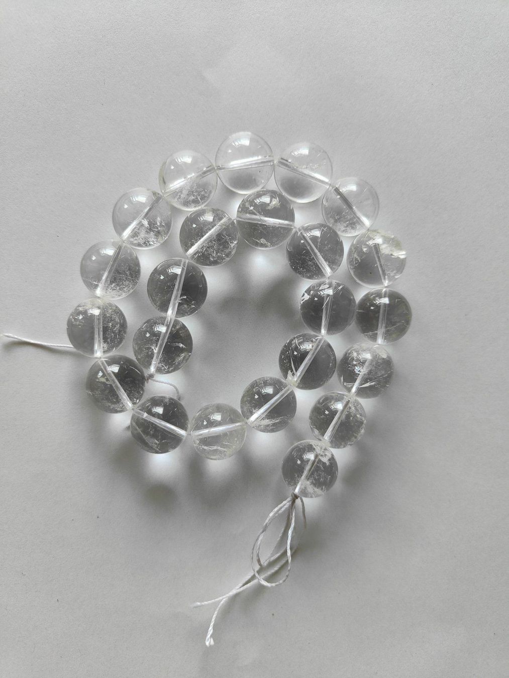Pietre preziose: Bergkristall, Beads 18mm, Strang – Nuovo e nell'imballaggio originale da Rümlang venduto da 21f