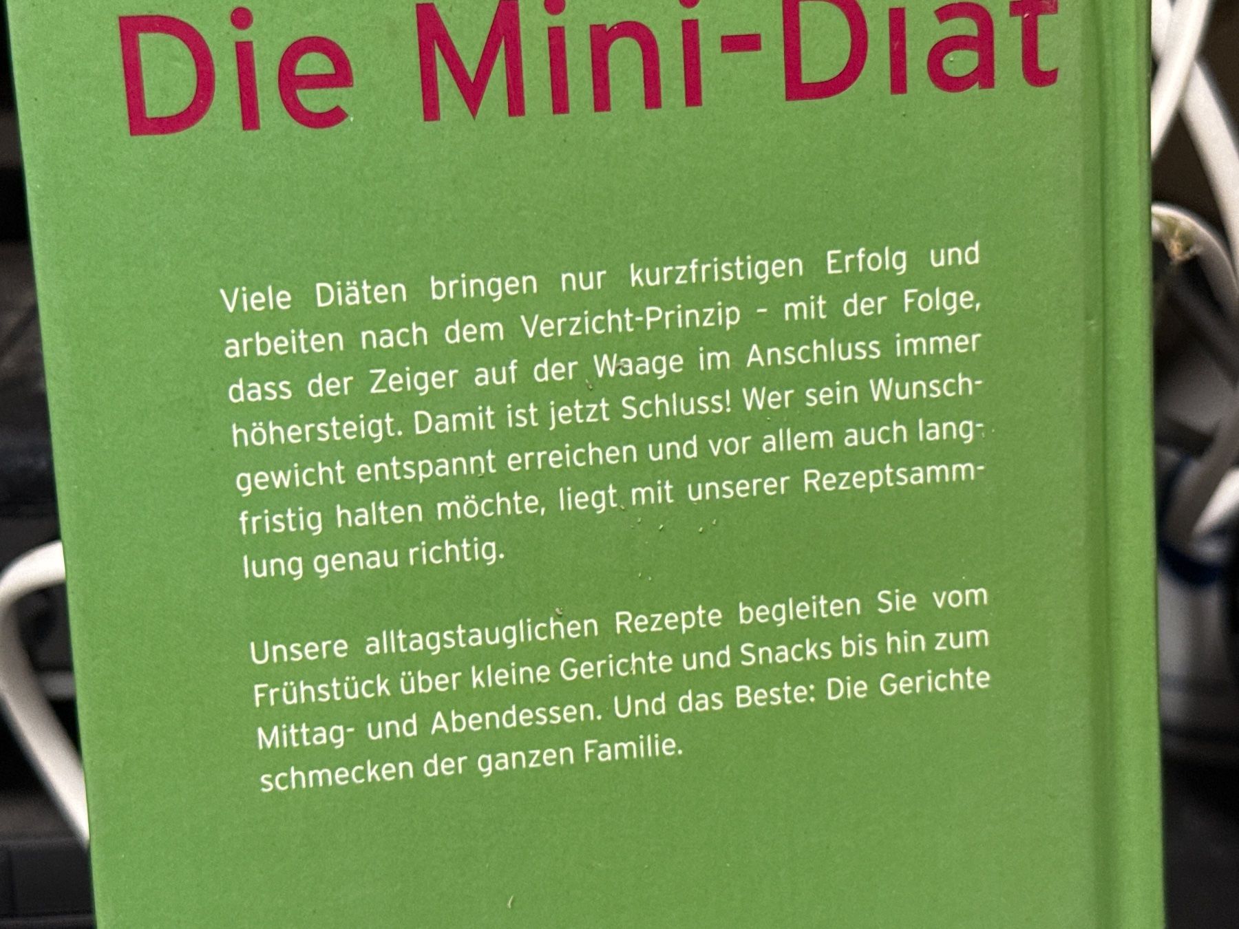 Libri: älteres Kochbuch / Mini Diät – Usato da Amriswil venduto da used2use 4