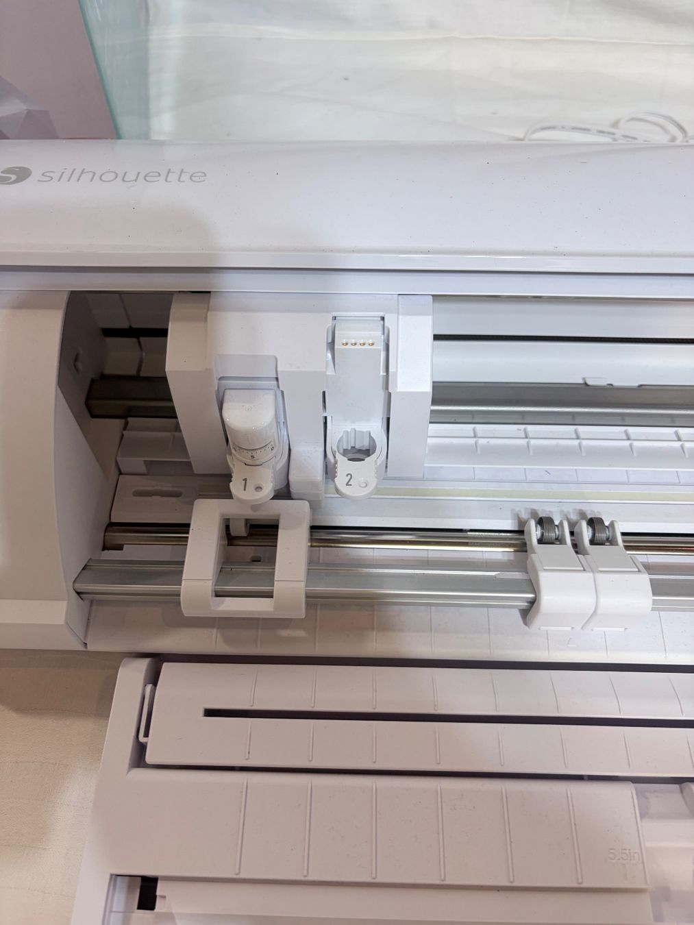 Silhouette Stampanti: Schneideplotter Silhouette Cameo 5 weiss – Usato da Sevelen venduto da Tschitschi 2