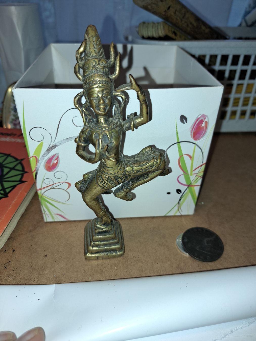 Figurines: Dekorative Messing Figur einer  Göttin. – D'occasion à Kölliken par Upcycling-by-Mc-TAM