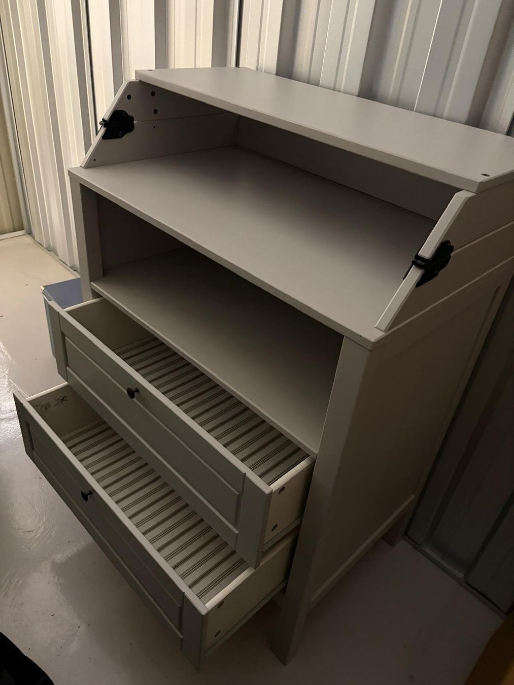 Ikea Wickeltisch & Zubehör: IKEA SUNDVIK Wickelkommode grau – Gebraucht aus Widen von jachen01 3