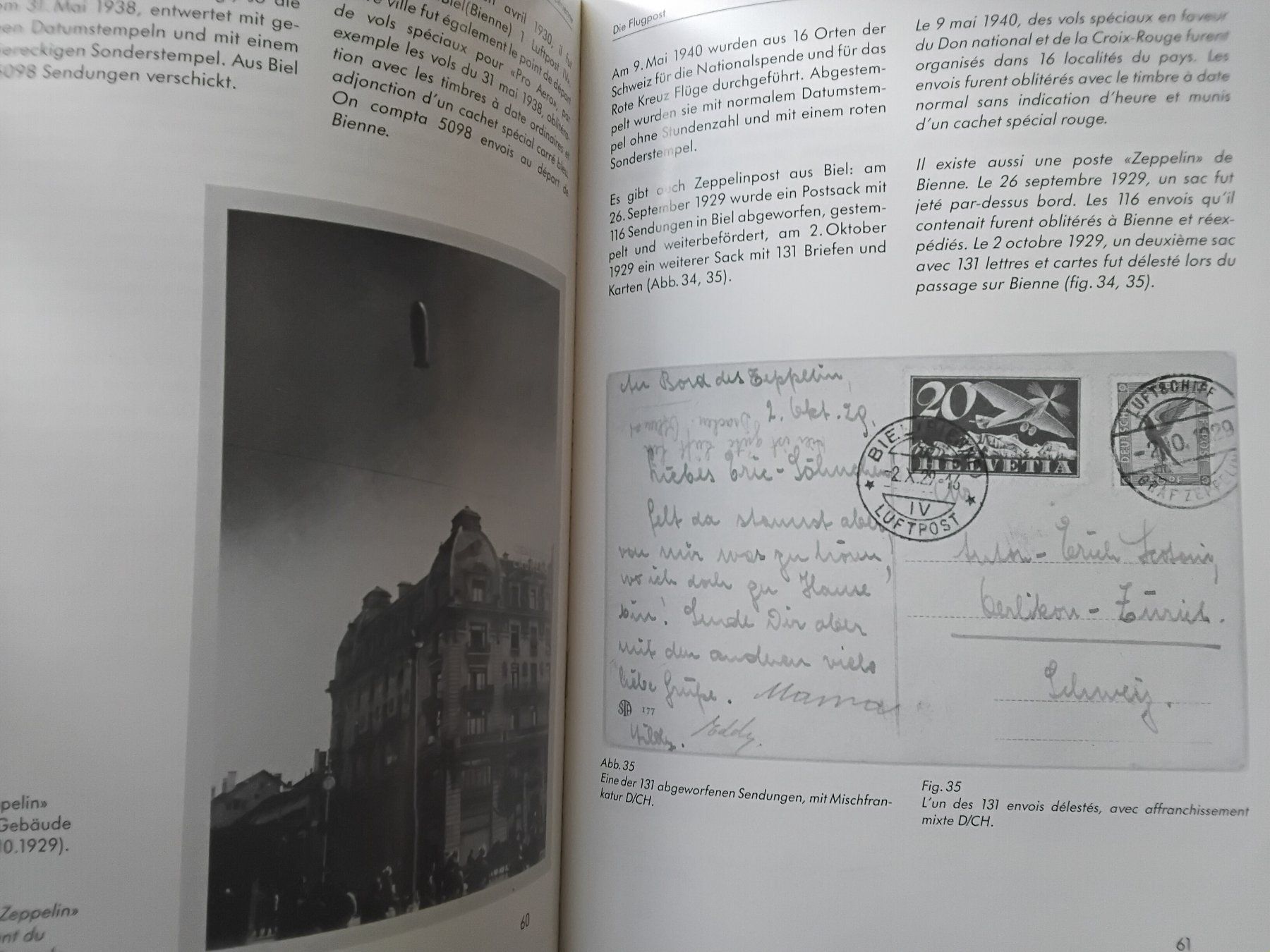 Tutti i francobolli: Biel Bienne die Postgeschichte 1989 – Usato da Biel/Bienne venduto da taki25 8