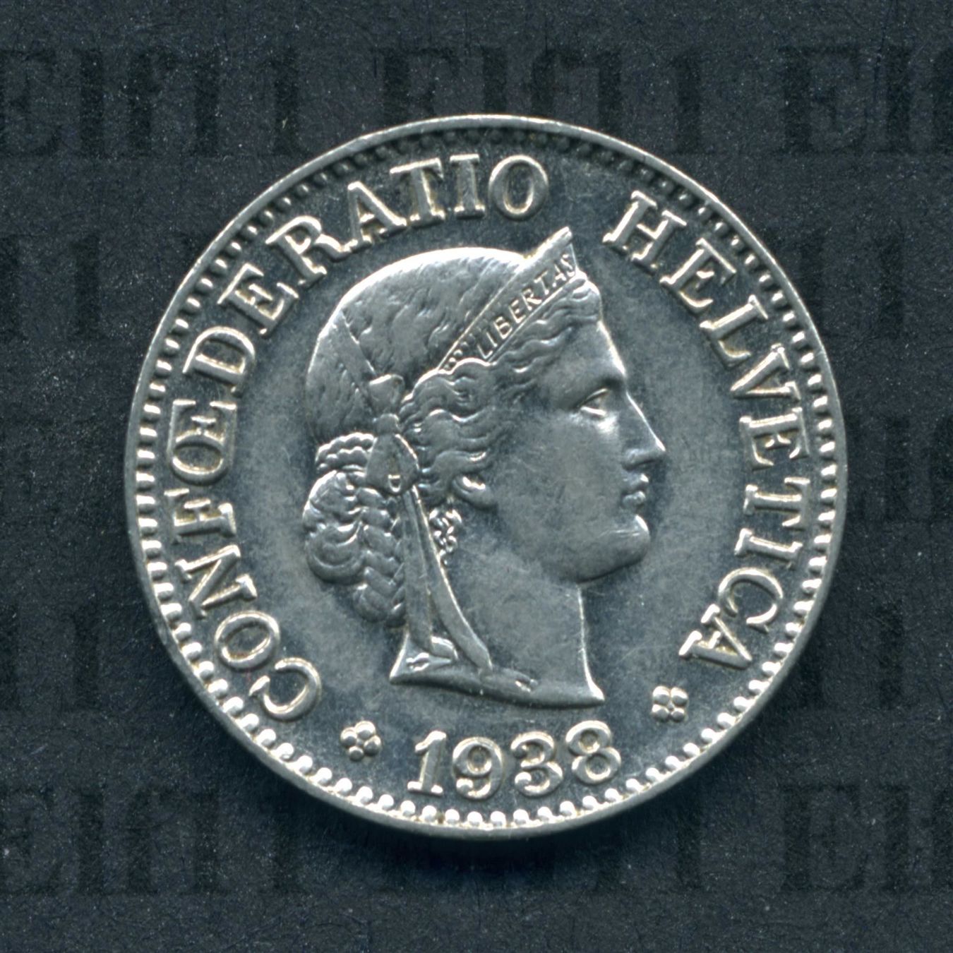 Tutti le monete: CHF___0.10 1938 -stgl 10 Rappen – Nuovo (secondo la descrizione) da Widnau venduto da Elf11