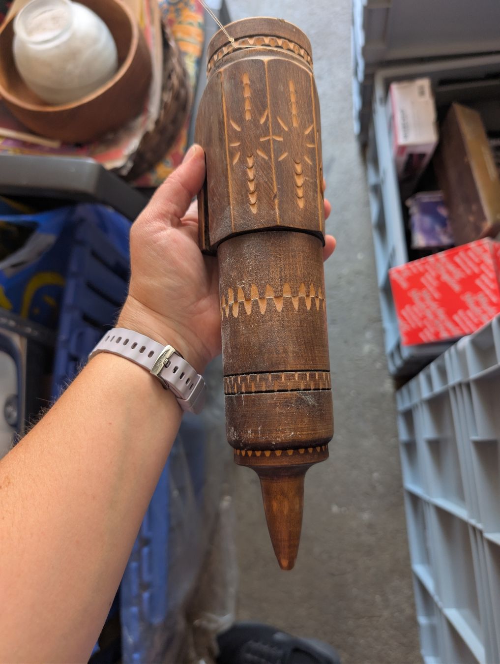 Articles en bois: antiker Wetzsteinhalter – D'occasion à Bern par berneroberlaenderin