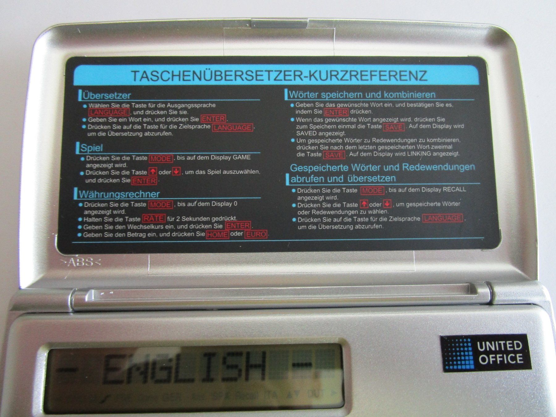 Calcolatrici tascabili: Büro, Taschenübersetzer – Usato da Grenchen venduto da Bass25 2