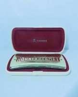 Hohner Comet Mundharmonika mit Originalbox N°3427