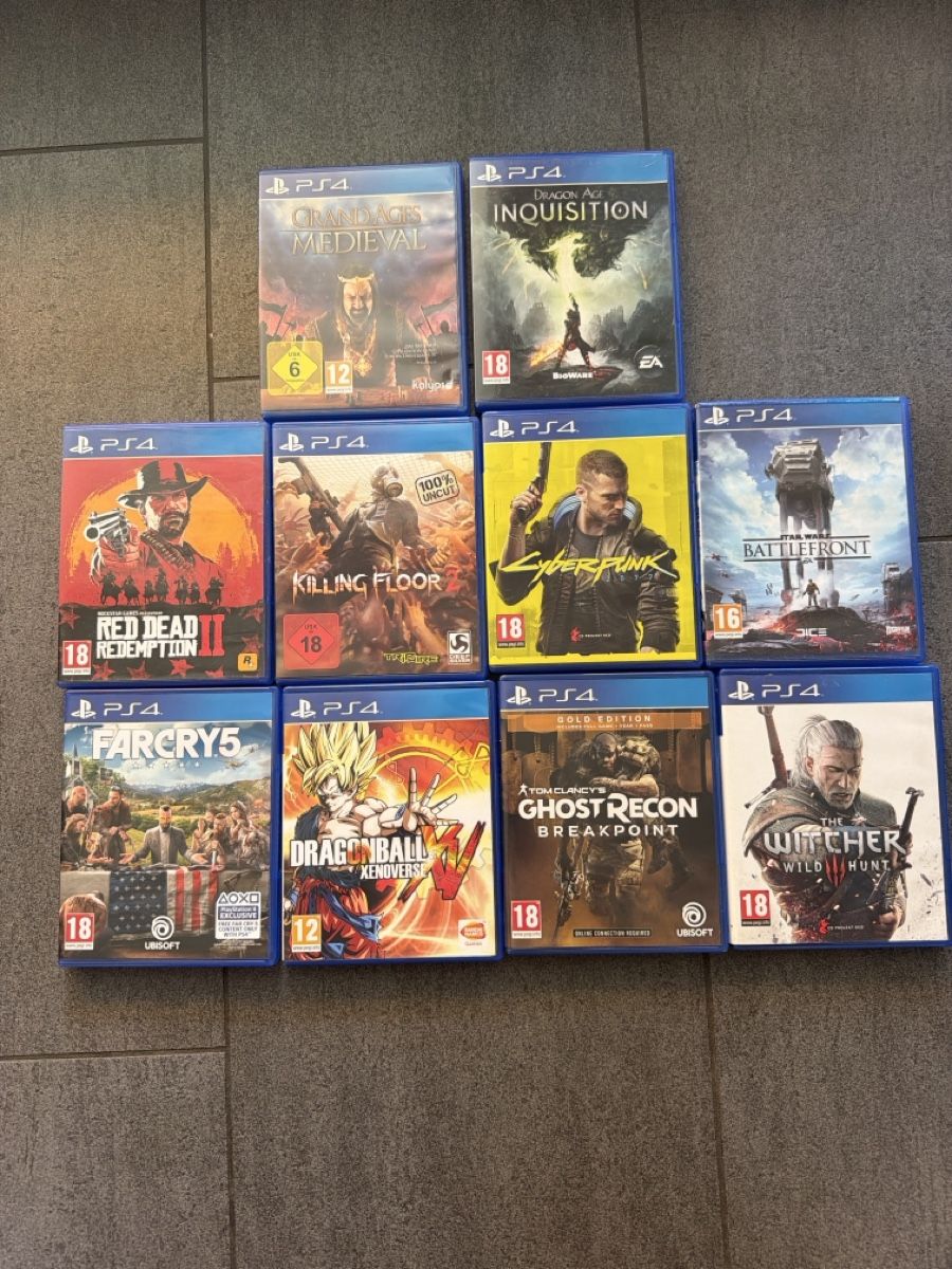 Spiele: 10 Top Ps4 Spiele Sammlung – Gebraucht aus Hagendorn von masterchieff