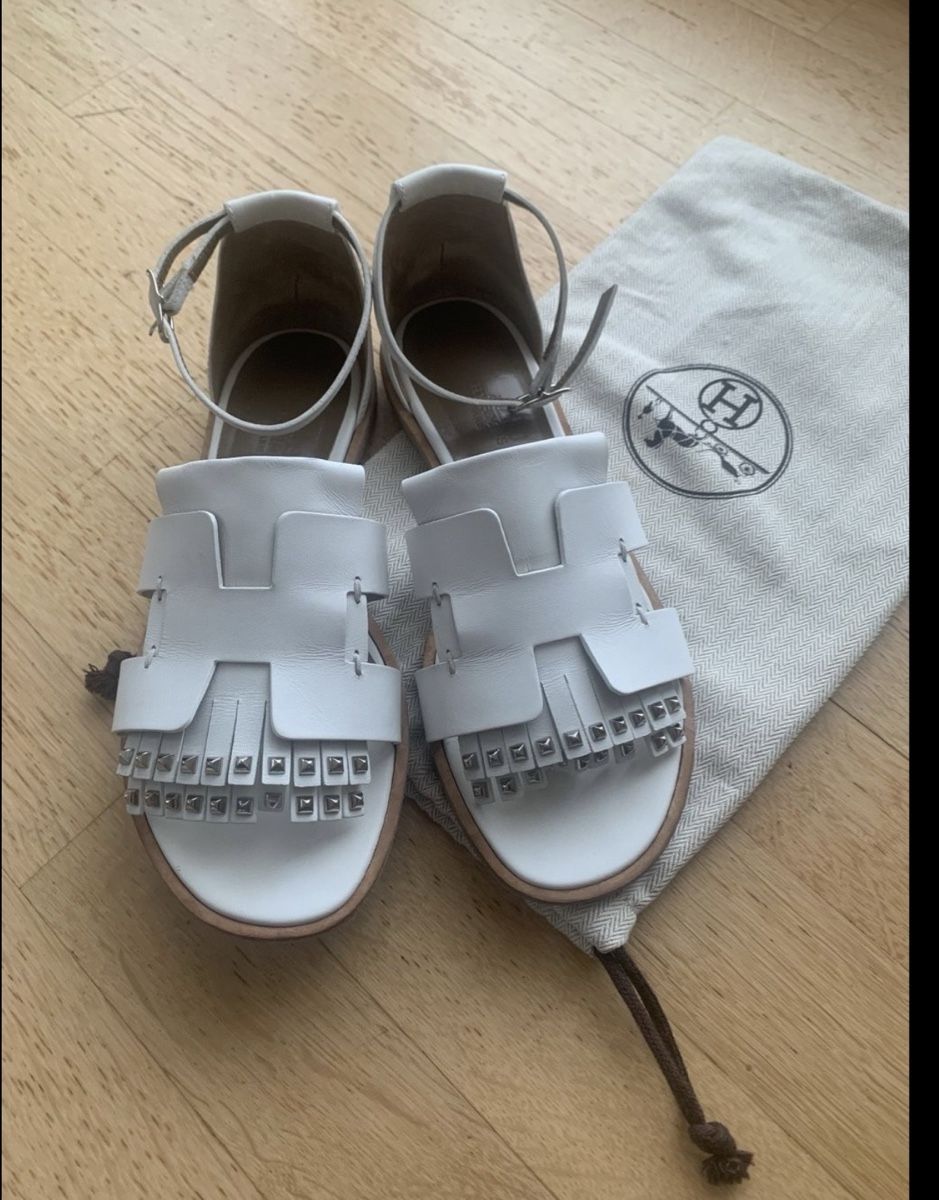 Hermès Scarpe da donna: Hermès sandales Santorini 37 – Nuovo (secondo la descrizione) da Peseux venduto da camosport 3