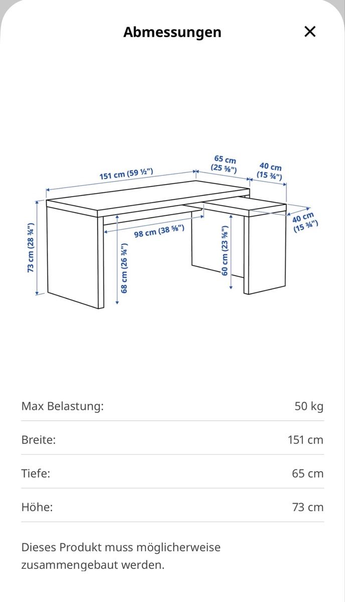 Scrivanie: Schreibtisch Ikea – Usato da Bern venduto da ser_z7zc 2