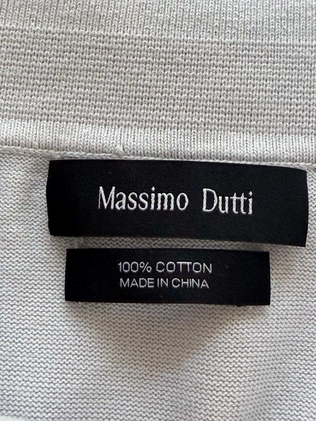 Massimo Dutti Magliette Polo: Herren Poloshirt Massimo Dutti Gr. XL hellgrau – Usato da Bad Ragaz venduto da ako_8l5y 1