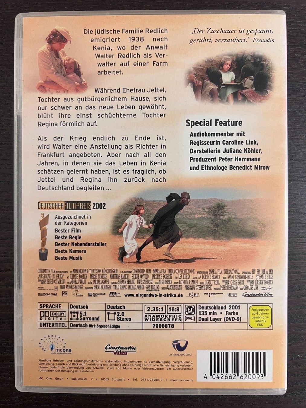 Tutti i DVDs: Nirgendwo in Afrika – Usato da Zürich venduto da FilmFreunde 1