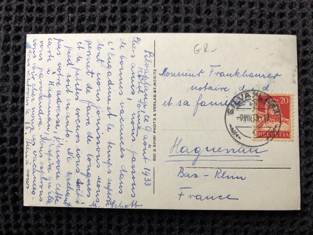 Cartes postales: Ansichtskarte Silvaplana – D'occasion à Näfels par fritzjk 1
